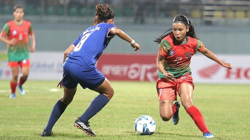 রোকেয়া পদক পাচ্ছেন কৃতী ফুটবলার ঋতুপর্ণা চাকমা