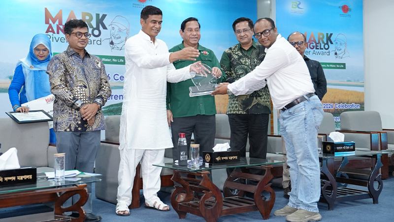 ‘মার্ক অ্যাঞ্জেলো রিভার অ্যাওয়ার্ড’ পেল পাঁচ ব্যক্তি ও প্রতিষ্ঠান