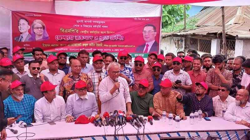 নির্যাতন করেও বিএনপির মনোবল এতটুকু নষ্ট করা যায়নি: রিজভী