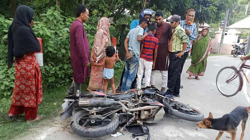রাজবাড়ীতে ট্রাক্টর ও মোটরসাইকেল সংঘর্ষে যুবকের মৃত্যু