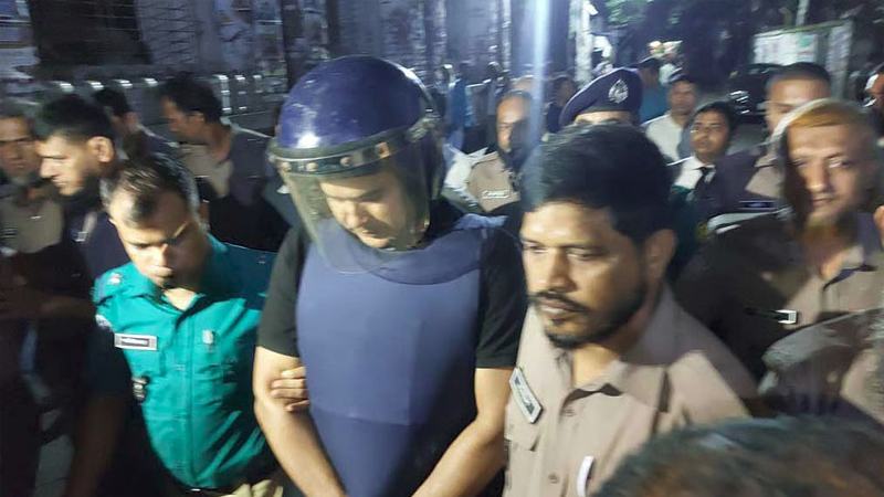 ক্যান্টনমেন্ট থানার সাবেক ওসি রাকিবুল ৫ দিনের রিমান্ডে