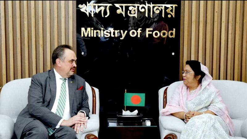 নিরাপদ খাদ্য নিশ্চিত ও খাদ্যশস্য সংরক্ষণে যুক্তরাষ্ট্রের কারিগরি সহায়তা চাইলেন খাদ্যমন্ত্রী