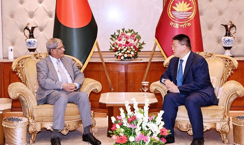 রাষ্ট্রপতির সঙ্গে চীনের রাষ্ট্রদূতের সৌজন্য সাক্ষাৎ