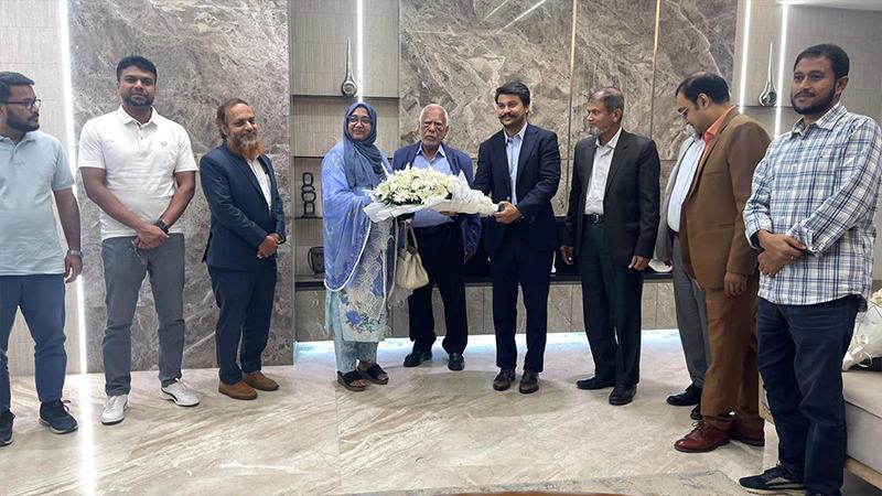 রূপায়ণ সিটি উত্তরা পরিদর্শনে আইসিবি চেয়ারম্যান ও সিইও