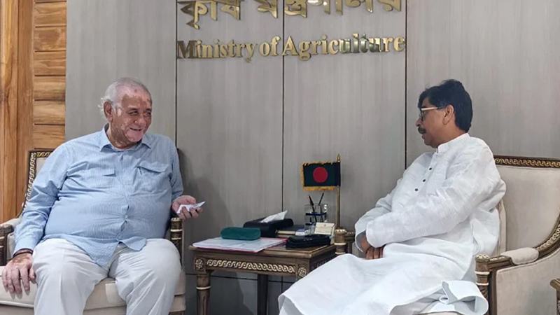 পার্বত্য অঞ্চলে আধুনিক কৃষি সম্প্রসারণে মন্ত্রীর সহযোগিতা কামনা