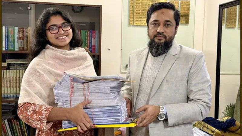 জনগণের প্রার্থী হিসেবে মনোনয়নপত্র জমা দিতে পারলাম —তাসনিম জারা