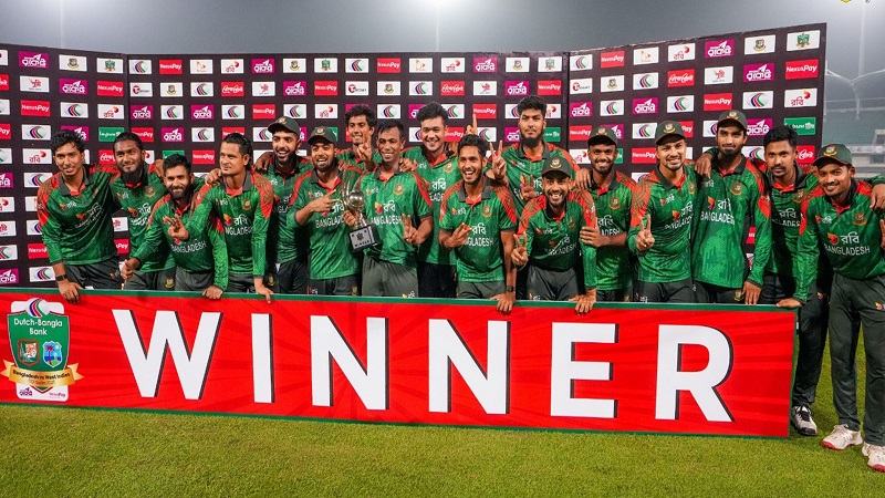 রাজকীয় জয়ে সিরিজ বাংলাদেশের