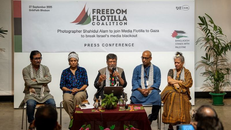 গাজামুখী মিডিয়া ফ্লোটিলায় প্রথম বাংলাদেশী হিসেবে যোগ দিচ্ছেন শহিদুল আলম