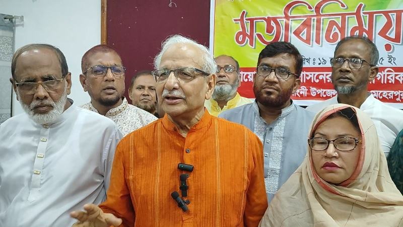 নিম্নকক্ষ আসনভিত্তিক ও উচ্চকক্ষ পিআর পদ্ধতিতে করা প্রয়োজন: বদিউল আলম
