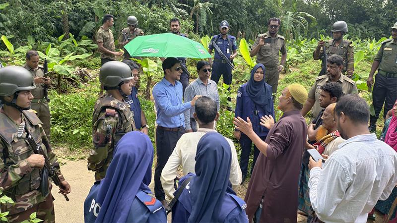 সখীপুরে যৌথবাহিনীর অভিযানে বন বিভাগের ১৩ একর জমি উদ্ধার