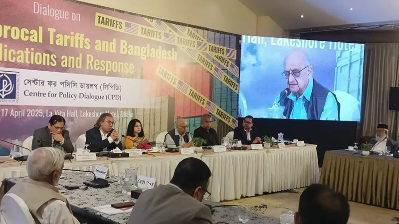 যুক্তরাষ্ট্রের পাল্টা শুল্ক মোকাবেলায় সংলাপ ও মুক্ত বাণিজ্যে গুরুত্ব দেয়ার পরামর্শ সিপিডির