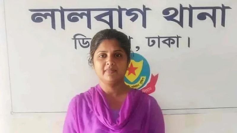 রাজধানীর লালবাগে আওয়ামী লীগ নেত্রী শারমিন সুলতানা গ্রেফতার