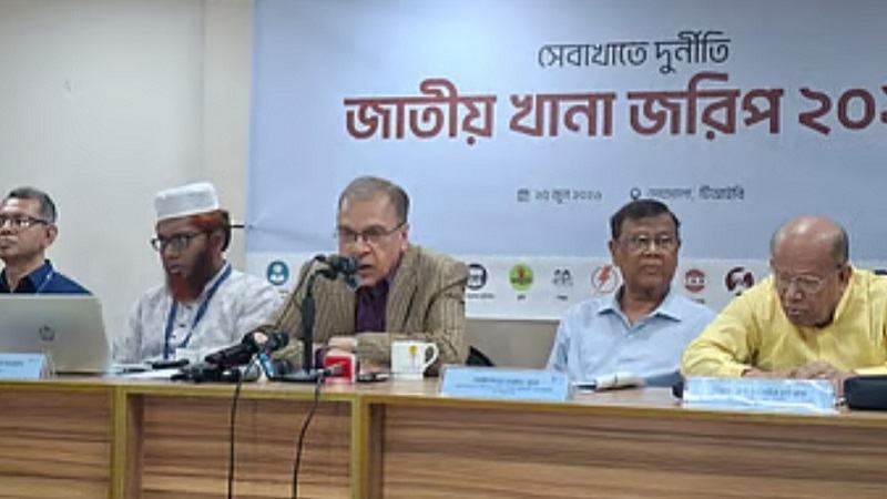 অন্তর্বর্তী সরকারের এক বছরে সেবাখাতে ঘুষ লেনদেন ১২ হাজার ৬৩৩ কোটি টাকা: টিআইবি