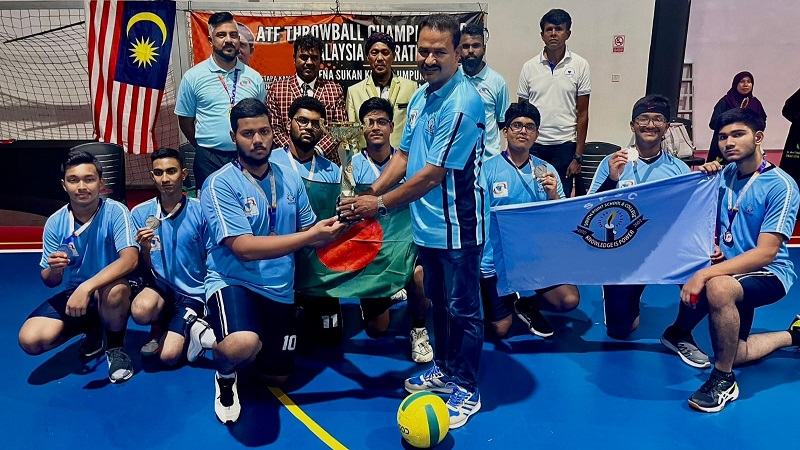 এশিয়ান থ্রোবল চ্যাম্পিয়নশিপে বাংলাদেশের সাউথ পয়েন্ট স্পোর্টস ক্লাব রানার্সআপ