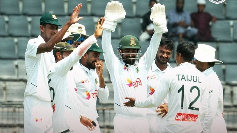 শেষদিন বাংলাদেশের প্রয়োজন ৩ উইকেট, পাকিস্তানের ১২১ রান