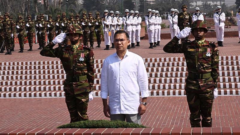 জাতীয় স্মৃতিসৌধে প্রধানমন্ত্রীর শ্রদ্ধা নিবেদন