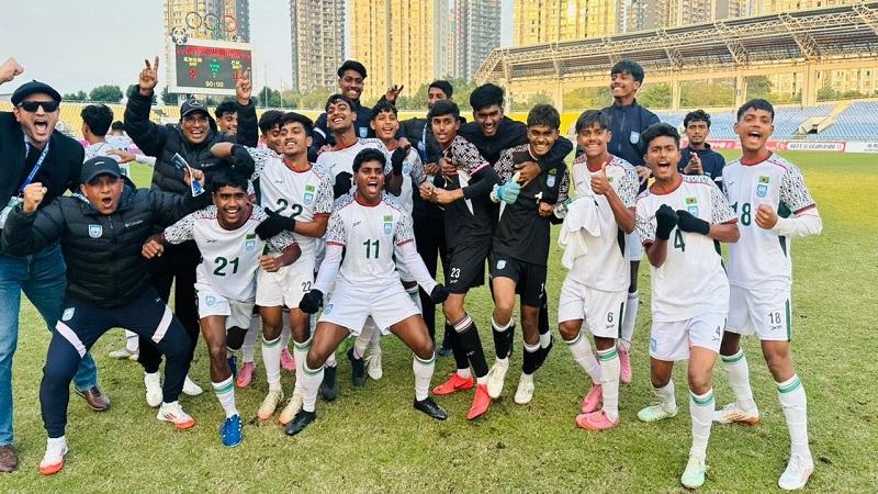 বাহরাইনকে হারিয়ে আশা বাঁচিয়ে রাখল বাংলাদেশ